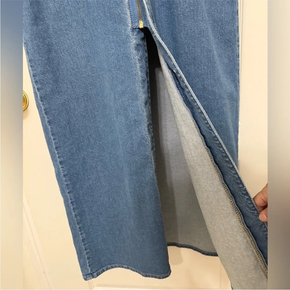 Denim Maxi Long Sleeve Shirtdress Universal Thread Medium Wash Size 6 NWT - Picture 8 of 10